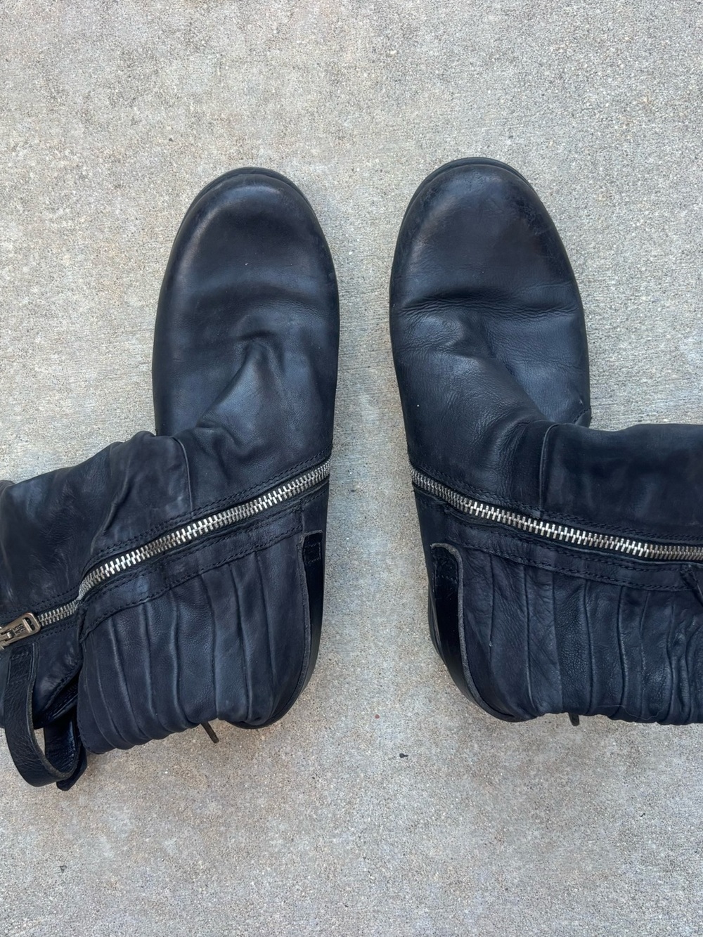 A.S.98 “Smyth” Black Leather Mid-Calf Engineer Boots — Size 39 (US 8–8.5) - Picture 3 of 6